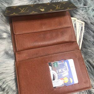 LV Tresor Porte Monogram Etui Papier Trifold